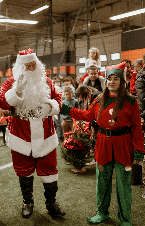 arbre de noel urban event père noel lutin